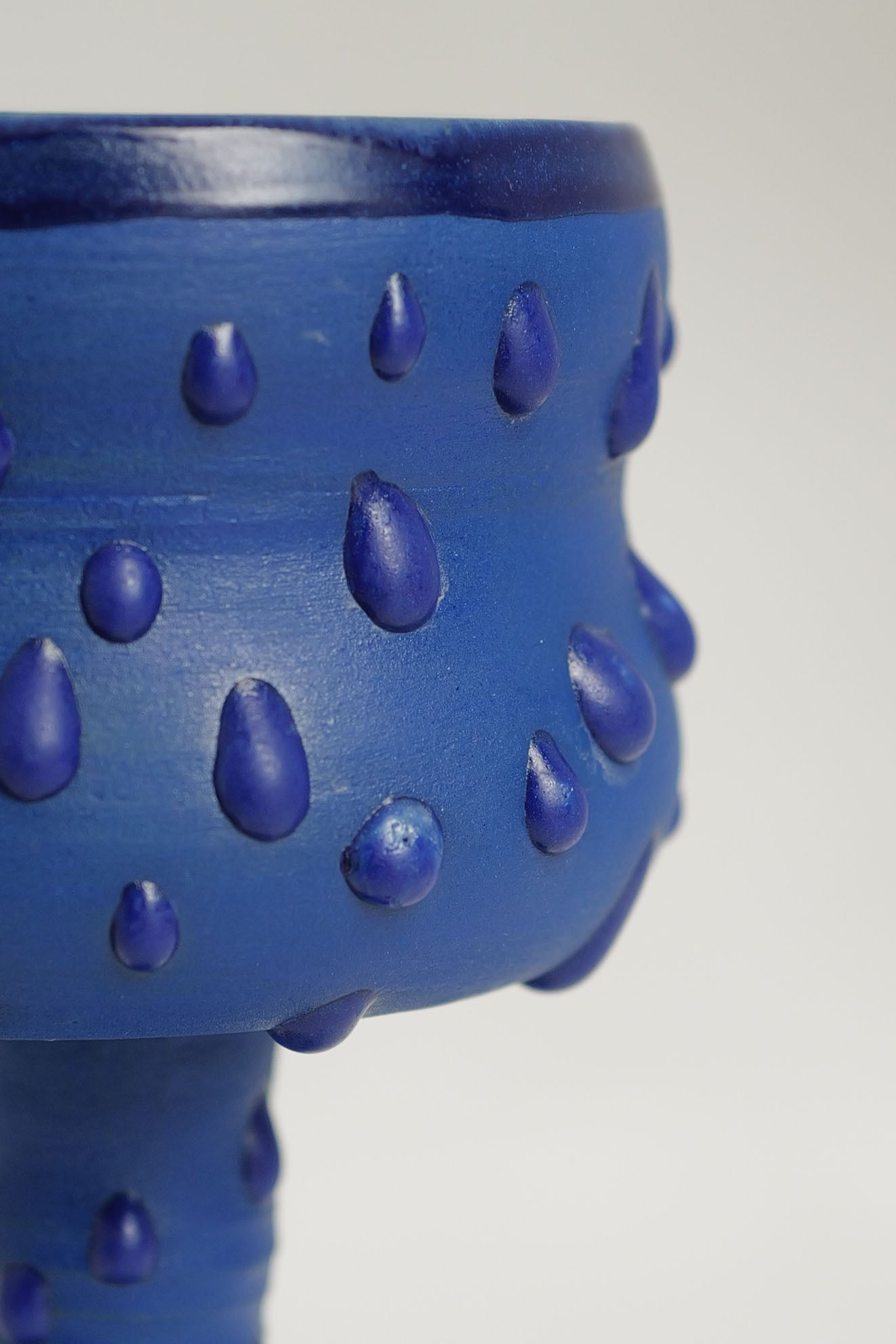 electric blue goblet