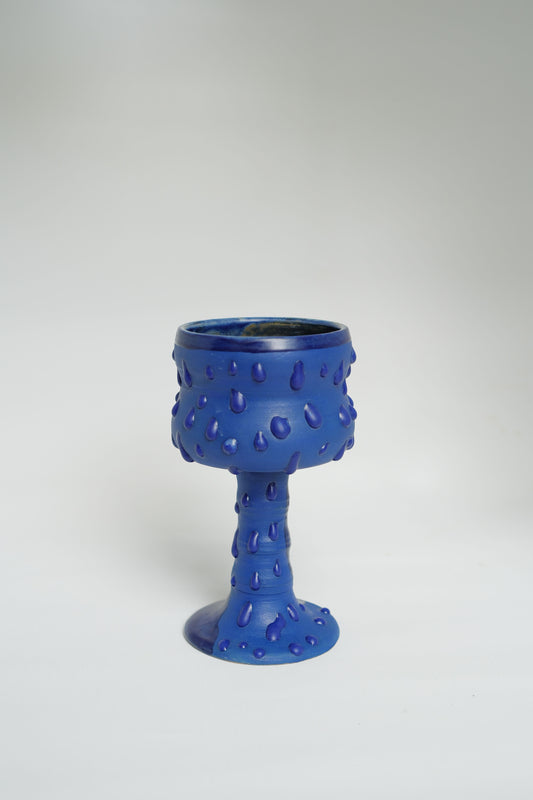 electric blue goblet